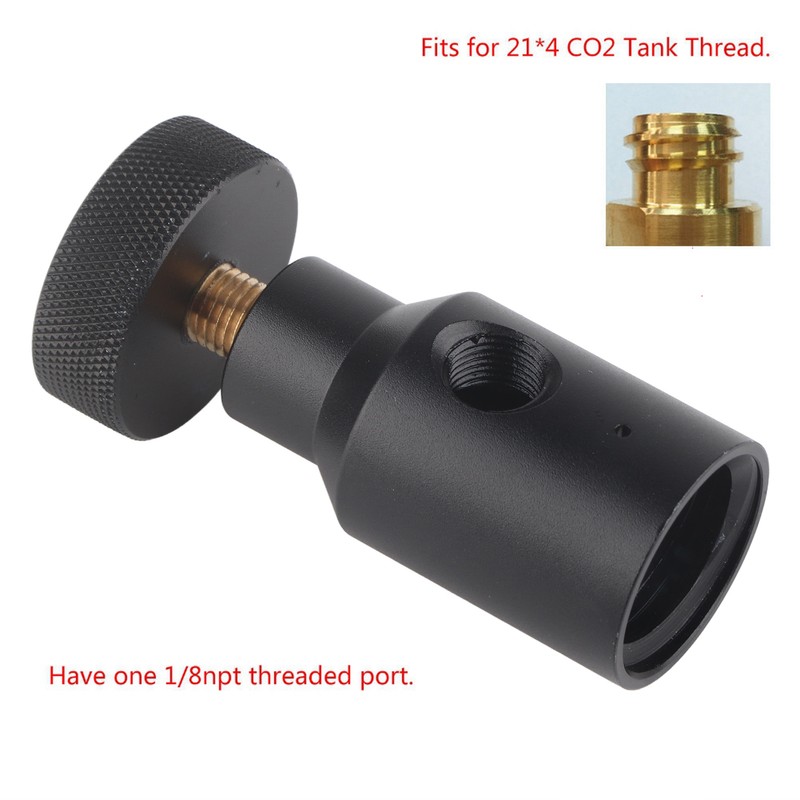 CO2 Carbonator Cylinder Tank On/Off Refill Adapter for Sodastream