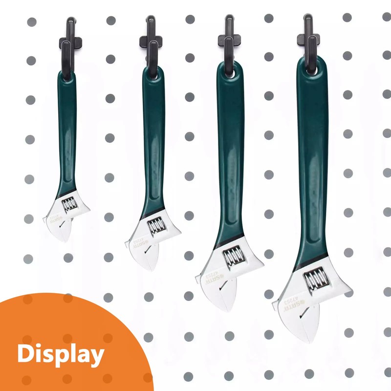 Nivithi Set of 50 J-Shape Pegboard Hooks Kit, Includes Peg