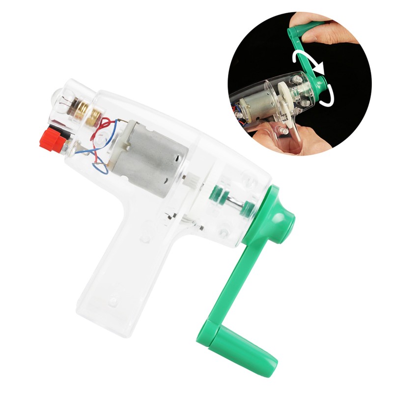 Hand Crank Driven Electricity Generator Mechanical Emergency Power Supply