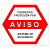 American Made Pegatinas de Advertencia del Sistema de Seguridad /