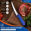 DRAGON RIOT Carving Knife Set for Meat 6 Inch Curved