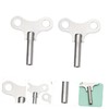 Gadpiparty 2 Pcs Steel Clock Winding Keys Professional Clock Tools