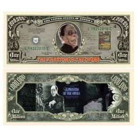 Phantom Of The Opera Million Dollar Bill (5 bills)