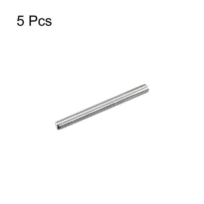 sourcing map Fully Threaded Rod M5 x 50mm 0.8mm Thread