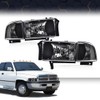PIT66 LED Headlights,Compatible with 1994-2002 Dodge Ram 1500 2500 3500