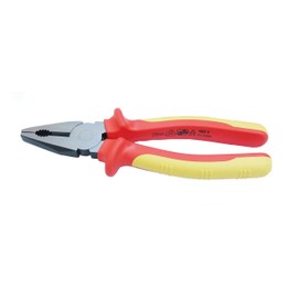 Insulated Combination Lineman's Pliers 8-Inch, 1000V VDE Tested, Chrome Vanadium Steel, VDE-GS Certified