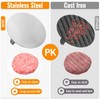 HULISEN Heavy-Duty Burger Press & Melting Dome Set, 8.5 Inch