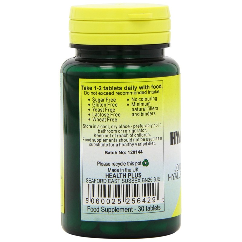 Health Plus Hyaluronic Acid 100mg Joint Health Supplement - 30