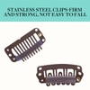 DOORES Brown Invisible Elastic Fish Line for Wire Hair Extensions
