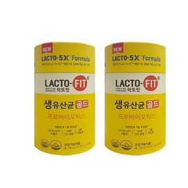 Lactopit Raw Lactic Acid Bacteria Gold 5X 2g / 락토핏 생유산균 골드 5X 2g x 50포 2통 HISM