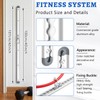 Zonon Adjustable Aluminum Wall Mount Fitness Anchor System 40 Inch