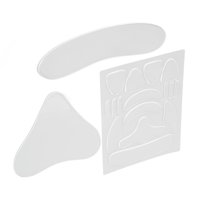 18pcs Reusable Wrinkle Pad Silicone Soft Portable Forehead Face Neck