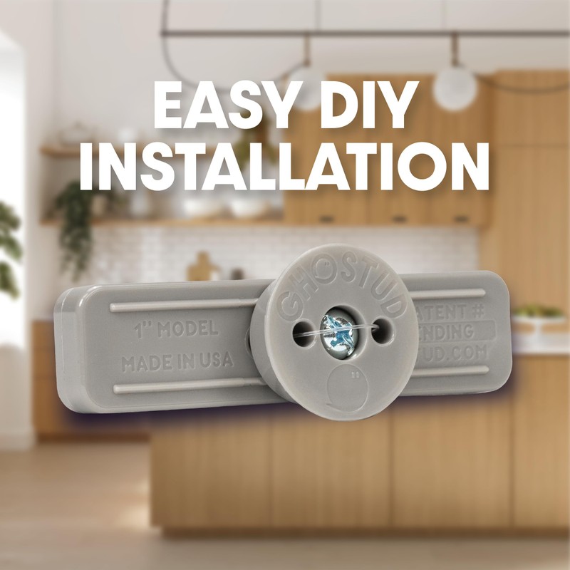 1" GHOSTUD - Heavy Duty Plastic Drywall Anchor Kit -