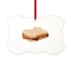 CafePress Peanut Butter and Jelly Sandwich Ornament Scroll Holiday Ornament