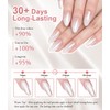 4 Boxes White Pearl Chrome Nail Powder - BISHENGYF Glazed