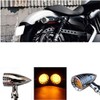PACASK CNC Motorcycle LED Turn Signal Lights Blinker Indicator Front