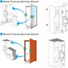 YUHANUS Electric Strike Door Lock Fail-Secure NO Mode 12V DC