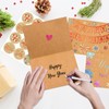 Fancy Land 24 Pcs Happy New Year Cards with Envelopes