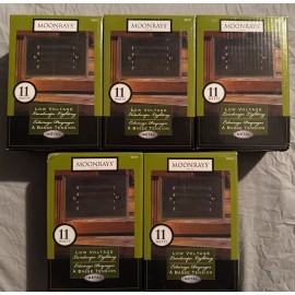 Moonrays 5 - Moonrays Low Voltage Metal Deck Lights Black Finish 11 Watts (95757)