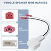 Fiegromech 4PCS Speaker Harness Adapter Compatible with Toyota Camry Corolla