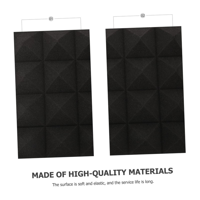 FUNOMOCYA Panels Acoustic Insulation Mats Sound Absorbing Cotton for Home