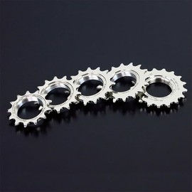 Sugino SUPER GIGAS Sprocket 19T Silver NJS Not Approved (1 Piece)