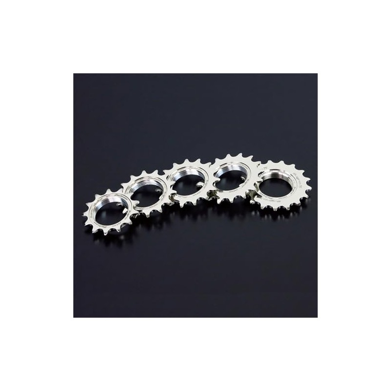 Sugino SUPER GIGAS Sprocket 19T Silver NJS Not Approved (1