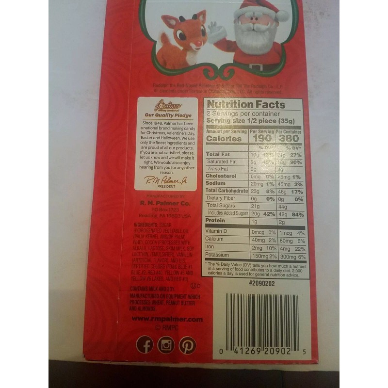 Palmer Rudolph Palmer Chocolate 2.5 Oz