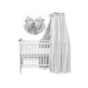 balbina Canopy, 100% Cotton, Decorative Set for Cot, Bed Canopy