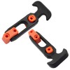 Cionyce Rubber Flexible T-Handle Draw Latches， Toolbox Cooler Latch for