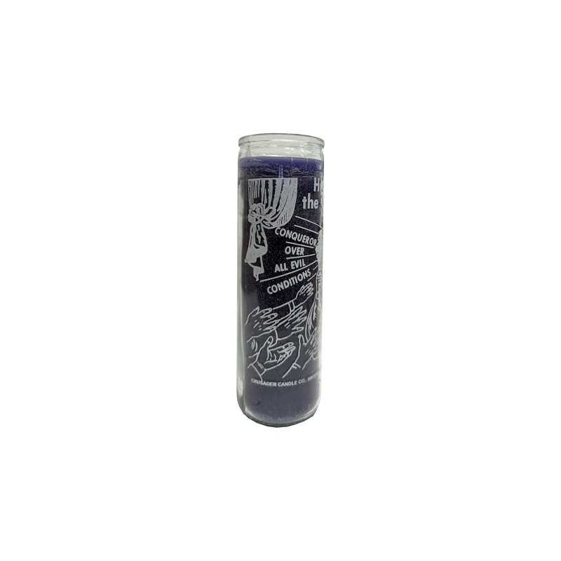 High John The Conqueror Purple Pillar Candle