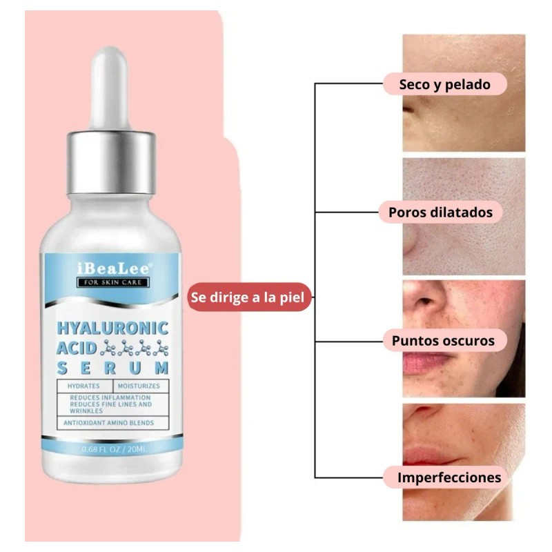 Serum Suero Con Acido Hialuronico Vitamina E Antiarrugas