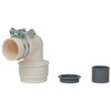 Kakudai 437-221 Elbow for Washing Machine Drain Trap VU No