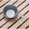 KAPILA 300ml Titanium Bowl with Folding Handle Outdoor Camping Picnic