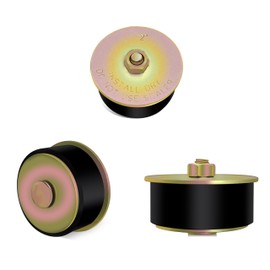 Daptemn 2" Rubber Expansion Freeze Plugs, 3PCS Automotive Engine Expandable Freeze Rubber Plugs Fit Hole: 2" to 2-1/8” (50 mm - 53 mm)