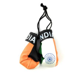 Red Hat Ent Hanging Car Mirror Mini Boxing Gloves (India)