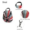 DEEVORCA Women Backpack Fashionable Double Shoulder Bag Detachable Shoulder Strap