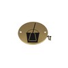 Bary Cleaning Supplies/Mop and Bucket Sign Polished Brass