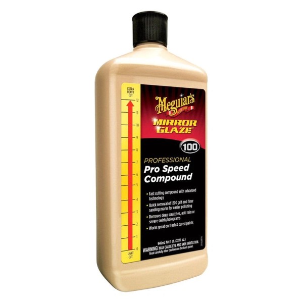Meguiars M10032 Mirror Glaze Pro Speed 32 oz. Bottle Compound
