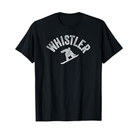 Whistler Snowboard Whistler Vintage Pro Snowboarder Whistler T-Shirt