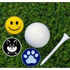 Adhere Golf Marker Golf Magnetic Logo Ball Mark Cute Cat