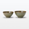 Muji 84319143 Banko Ware Rice Bowl, Small, Vidro Glaze