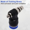 S SYDIEN Quick Connect Air Hose Fittings 5Pcs 6mm Tube