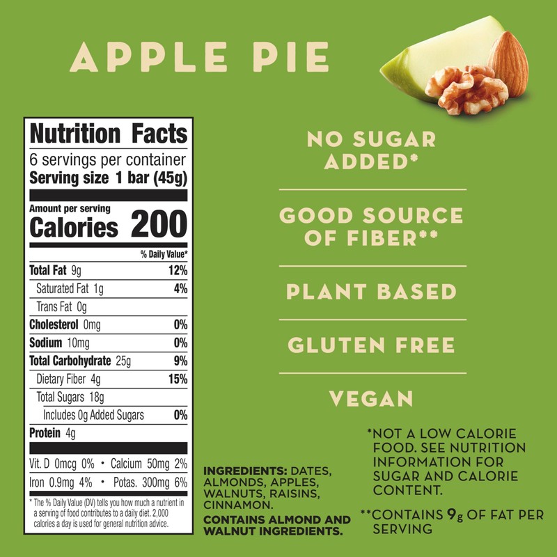 Larabar Apple Pie Fruit and Nut Bars, Gluten Free and
