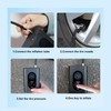 Electric Tire Inflator Mini Cordlessly Portable Car Air Compressor Rechargeable