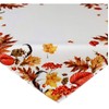 Raebel Tablecloth 85 x 85 cm Autumn Leaves Cream White