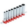 SK11 Deep Socket Set SHS308D, Clip Color: Red, Insertion Angle: