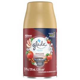 glade Automático Aromatizante de Ambiente Continuo, Repuesto, Aroma Manzana Canela, 175 g