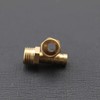 EMSea 2 Pcs 10mm Brass Barbed Hose Fitting Coupler Connector