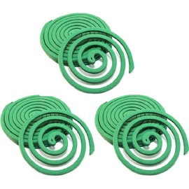 Mosquito Repellent, Made of Citronella Essential Oil, 16 Coils & 4 Coil Stands